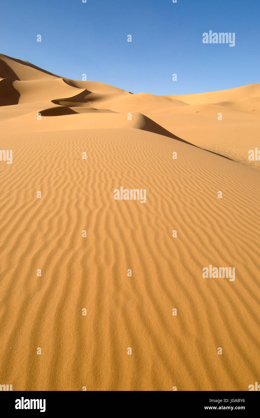 Erg Awbari, Sahara desert, Fezzan, Libya Stock Photo - Alamy