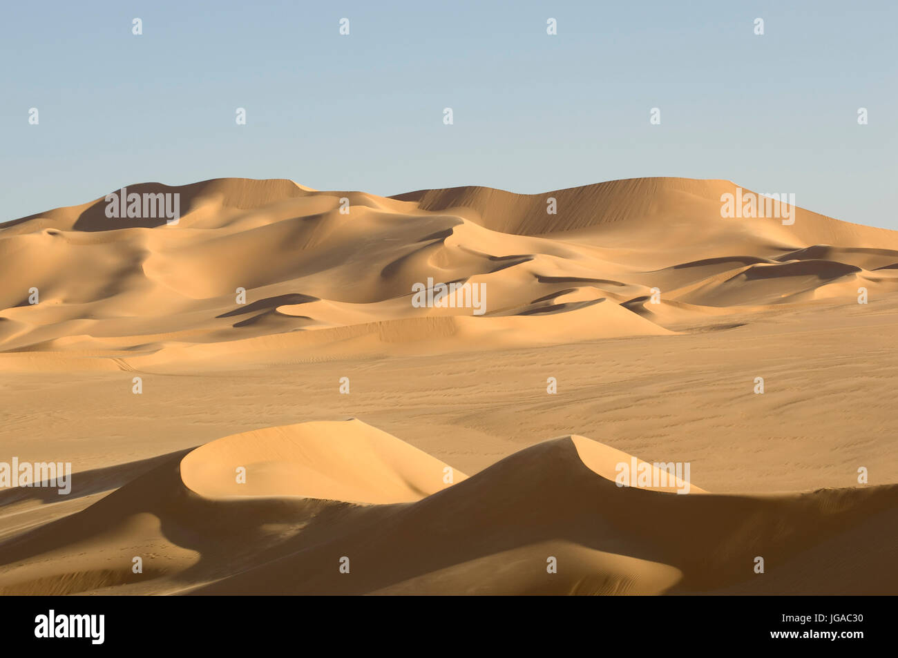 Erg Awbari, Sahara desert, Fezzan, Libya. Stock Photo