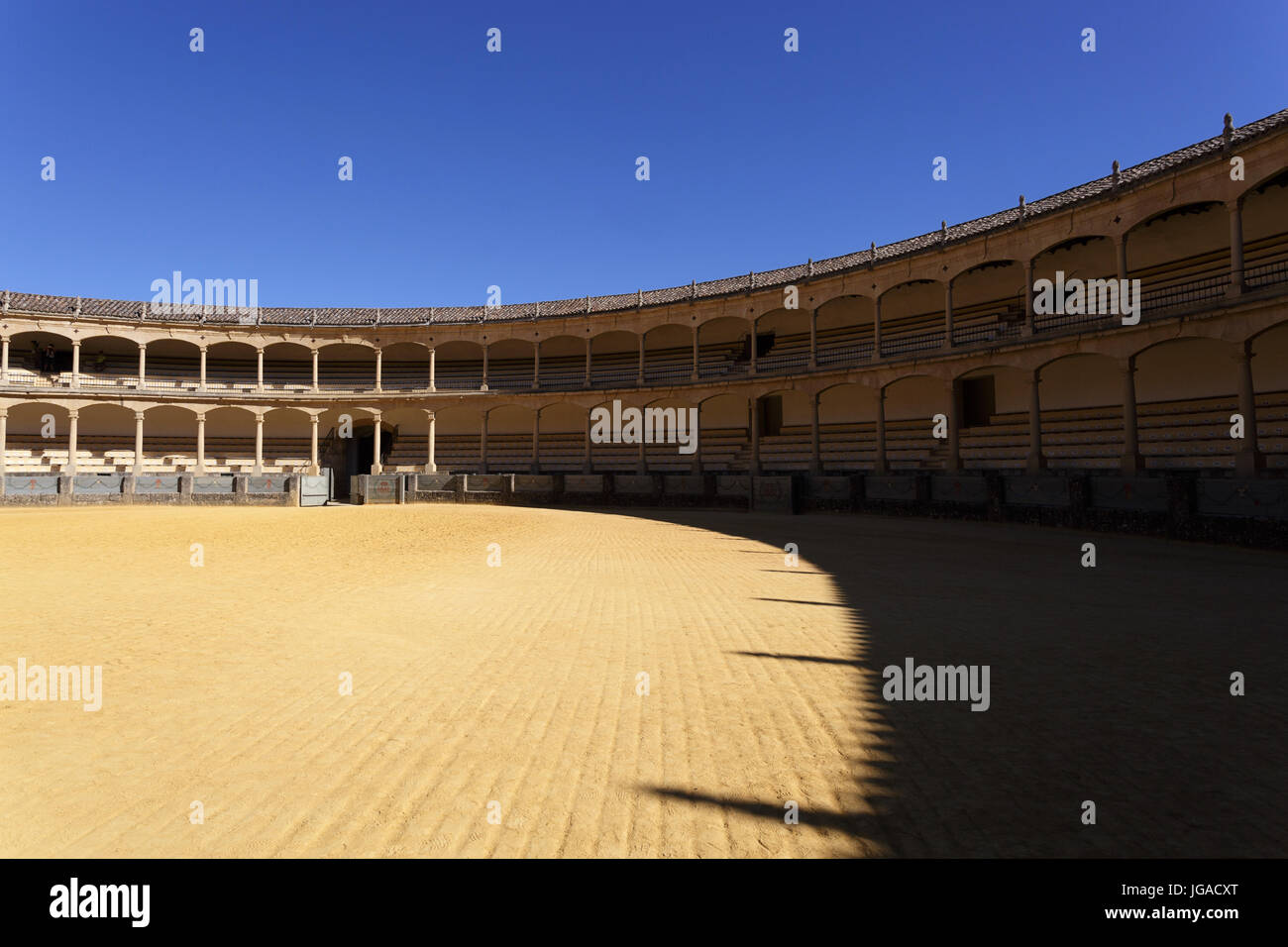 Plaza de toros, Bullring in Ronda, Andalucia, Spain. Stock Photo
