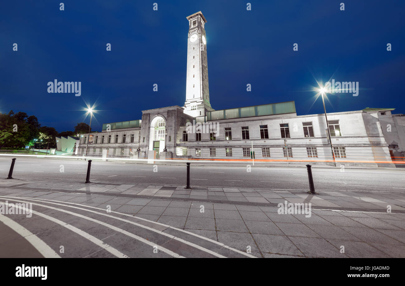 Southampton City centre at night Stock Photo