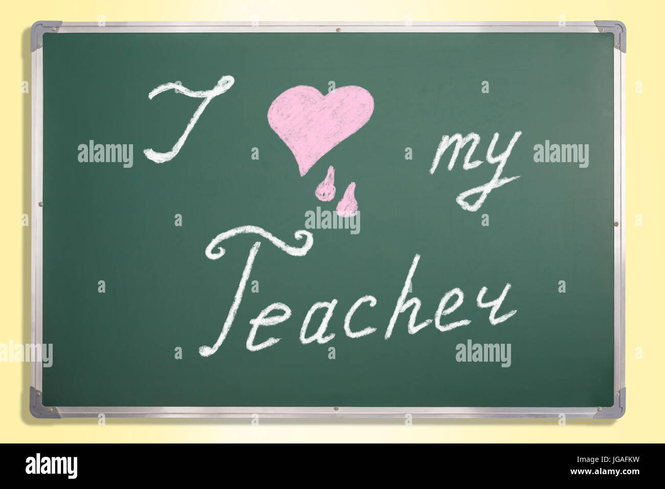I love my teacher hi-res stock photography and images - Alamy