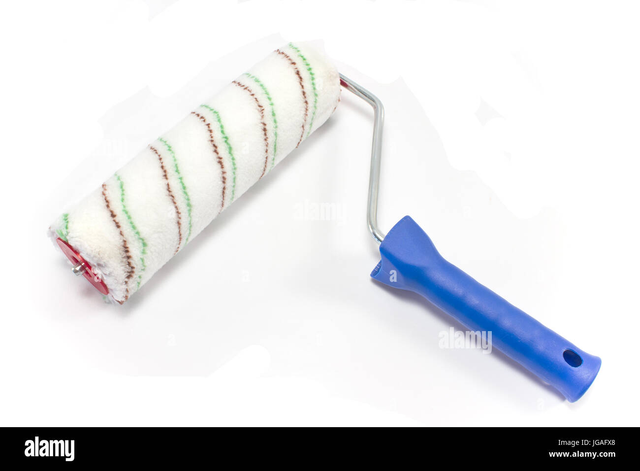 Painting roller isolated on white Stock Photo