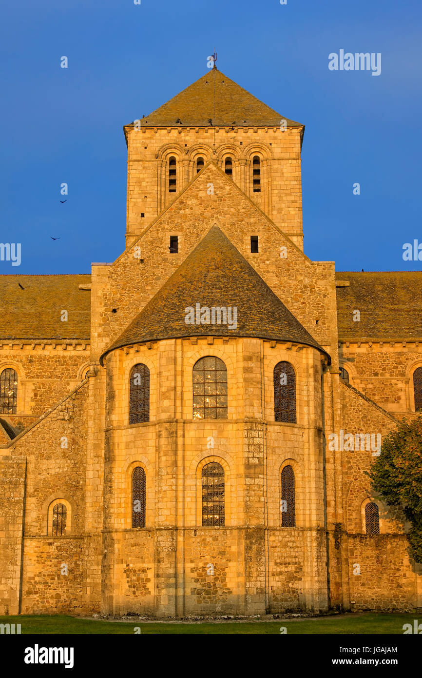 Lessay abbey normandy france hi-res stock photography and images - Alamy