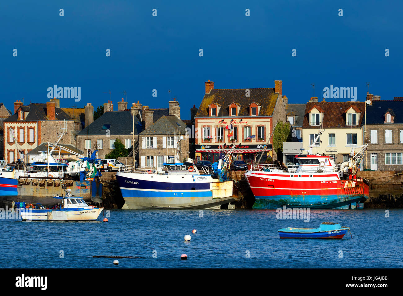 The harbour of Barfleur in Cotentin Peninsula, Normandy Stock Photo Alamy