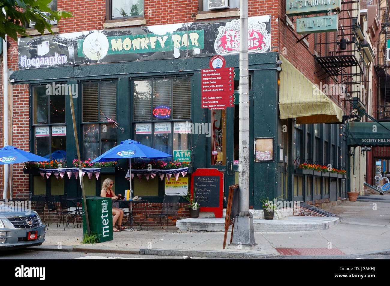 Monkey Bar, 301 Chestnut St, Philadelphia, PA. Stock Photo