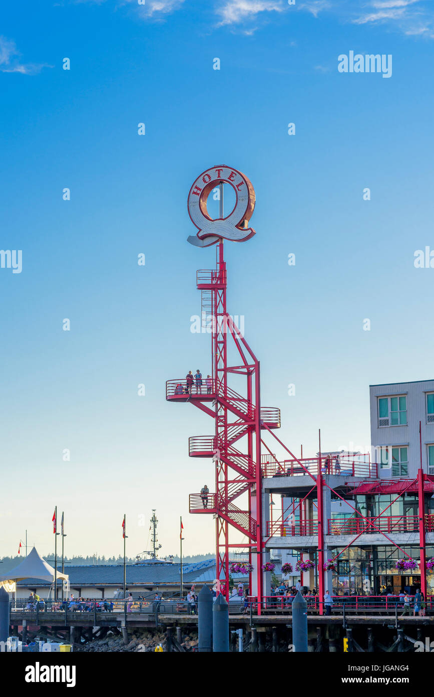 Lonsdale Quay, North Vancouver, British Columbia, Canada. Stock Photo