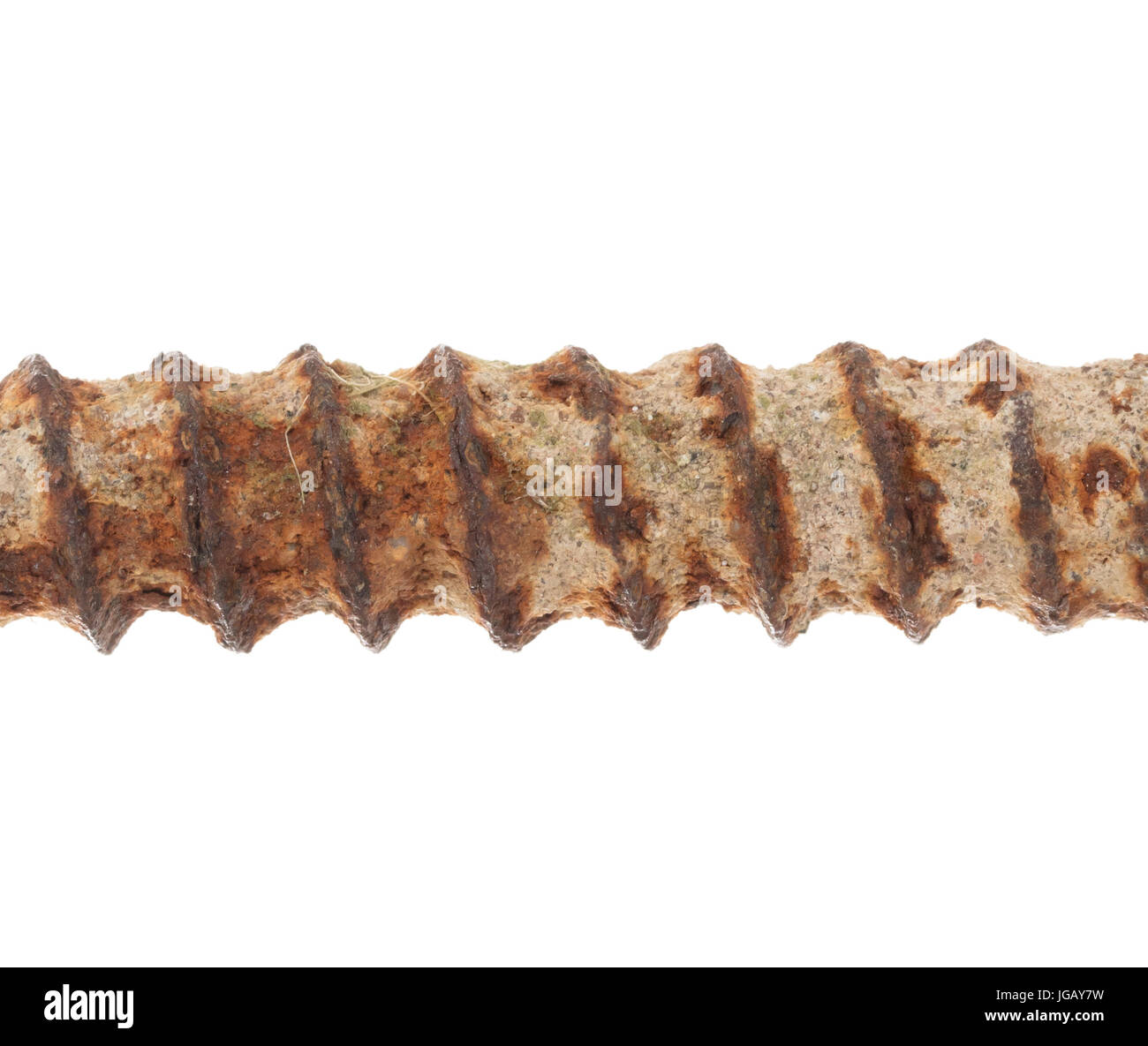 Screw Rusted One Rusted old screw isolated on white background Stock Photo - Alamy