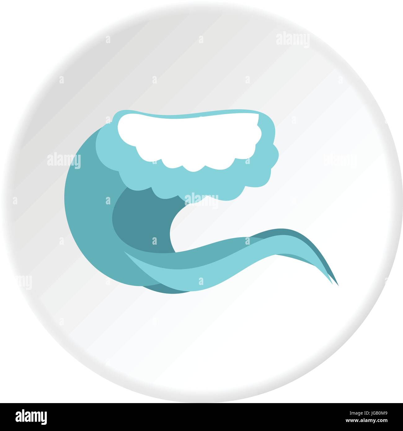 Foamy wave icon circle Stock Vector Image & Art - Alamy