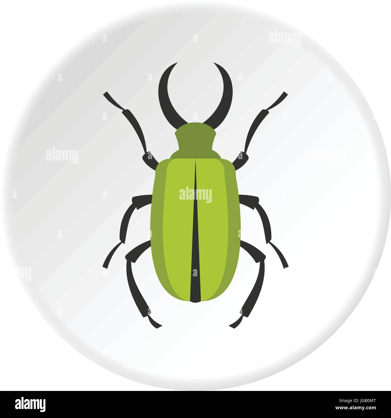 Green bug icon circle Stock Vector Image & Art - Alamy