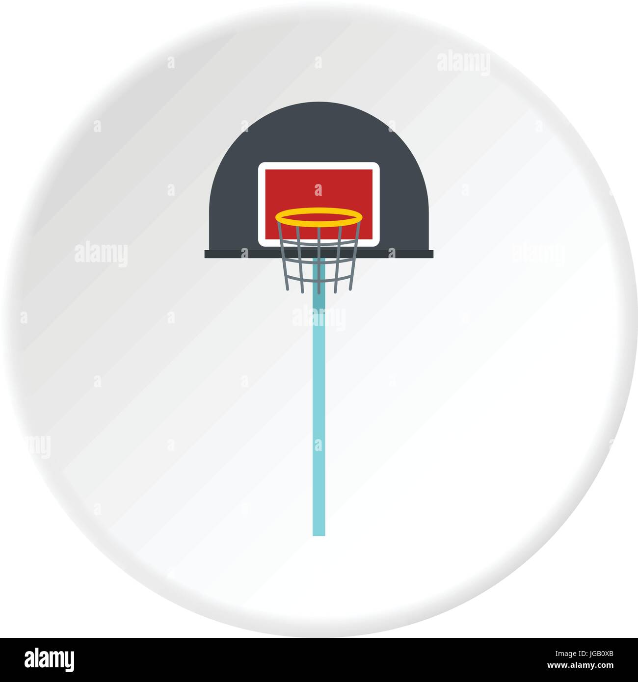 Basketball hoop icon circle Stock Vector Image & Art Alamy