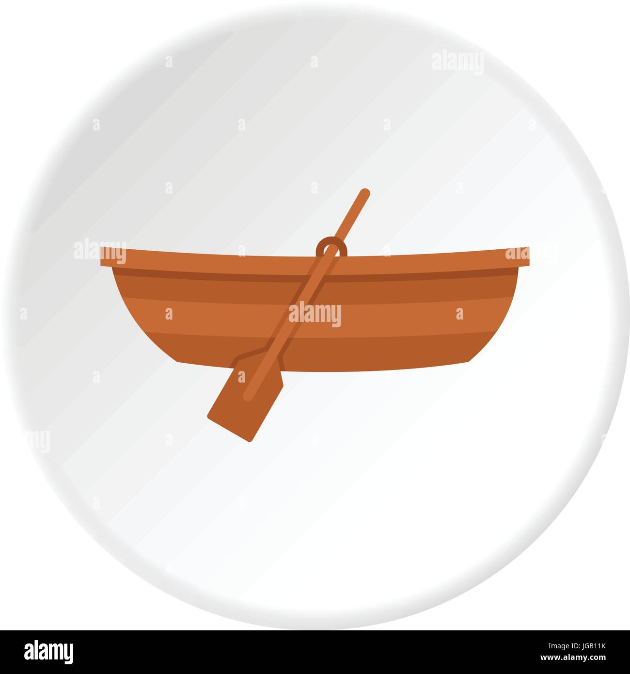 Wooden boat icon circle Stock Vector Image & Art - Alamy