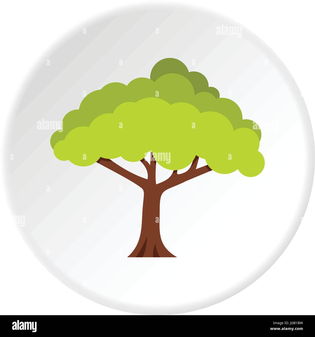 Tree icon circle Stock Vector Image & Art - Alamy