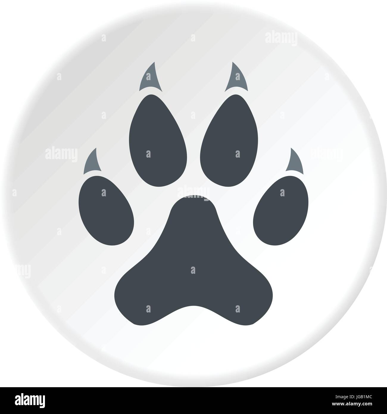 Tordenvejr Spiller skak Søgemaskine optimering Cat paw icon circle Stock Vector Image & Art - Alamy