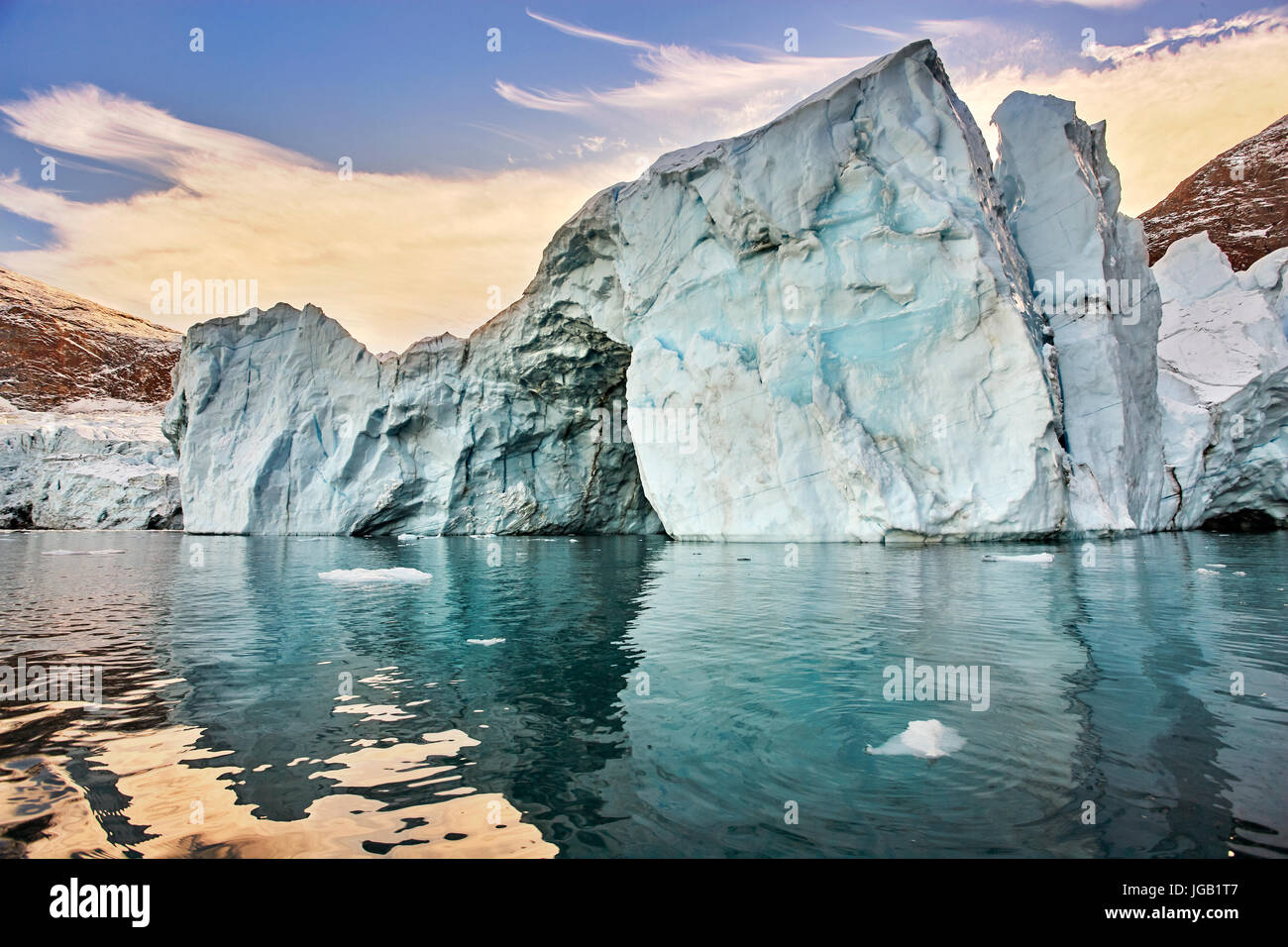iceberg-floating-in-greenland-fjord-stock-photo-alamy