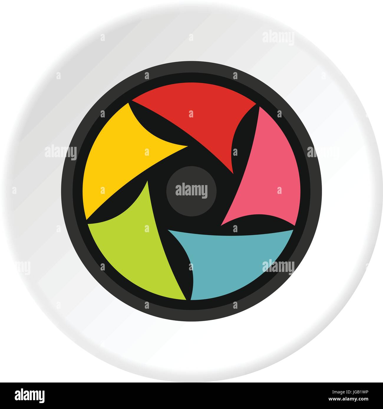 Video lens icon circle Stock Vector Image & Art - Alamy