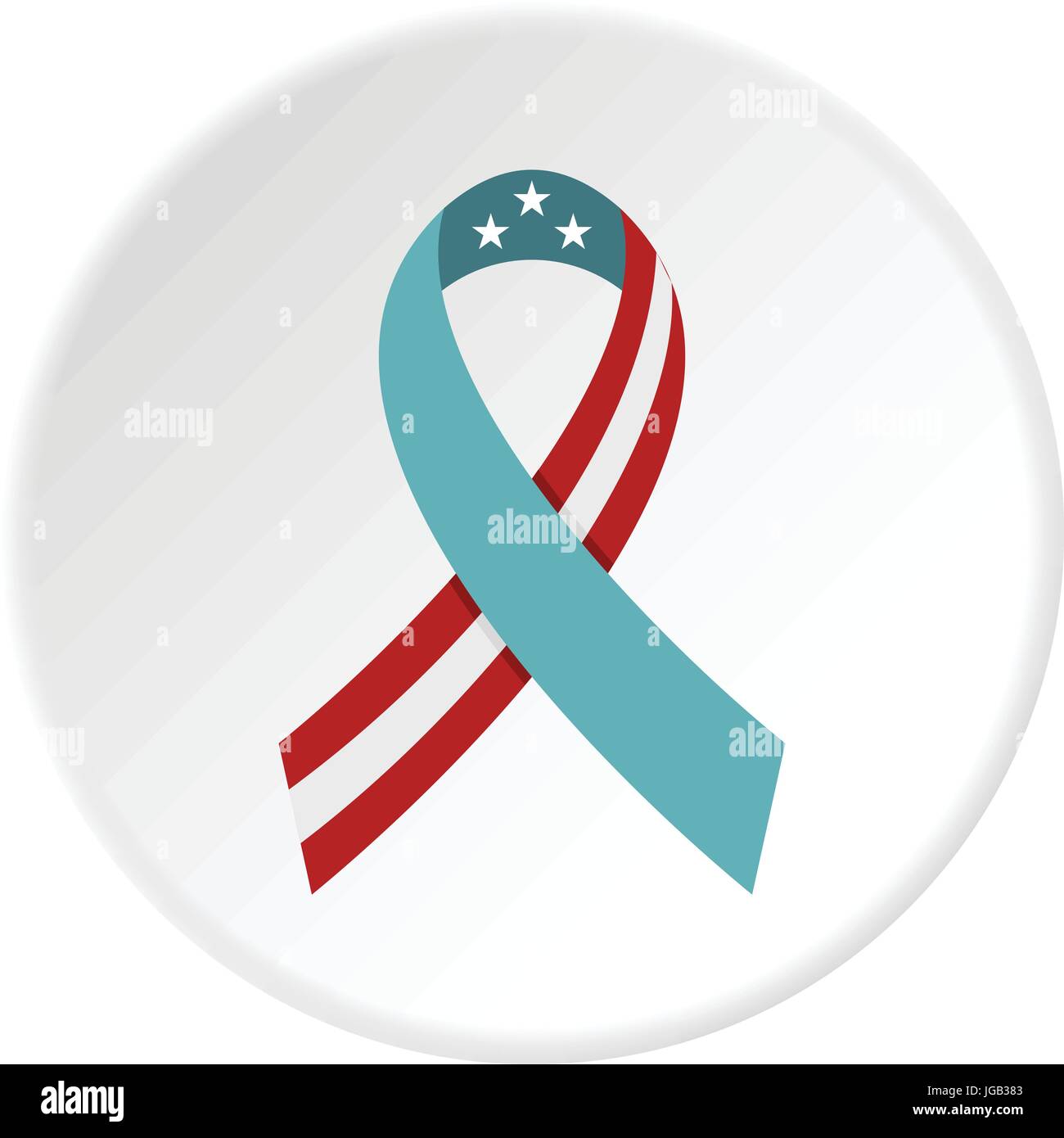 American ribbon icon circle Stock Vector Image & Art - Alamy