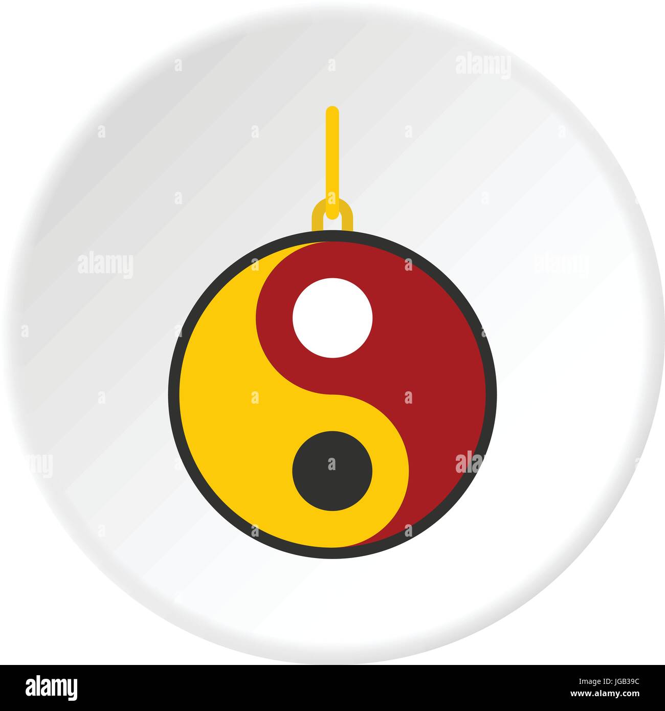 Ying yang symbol of harmony and balance icon Stock Vector Image & Art ...