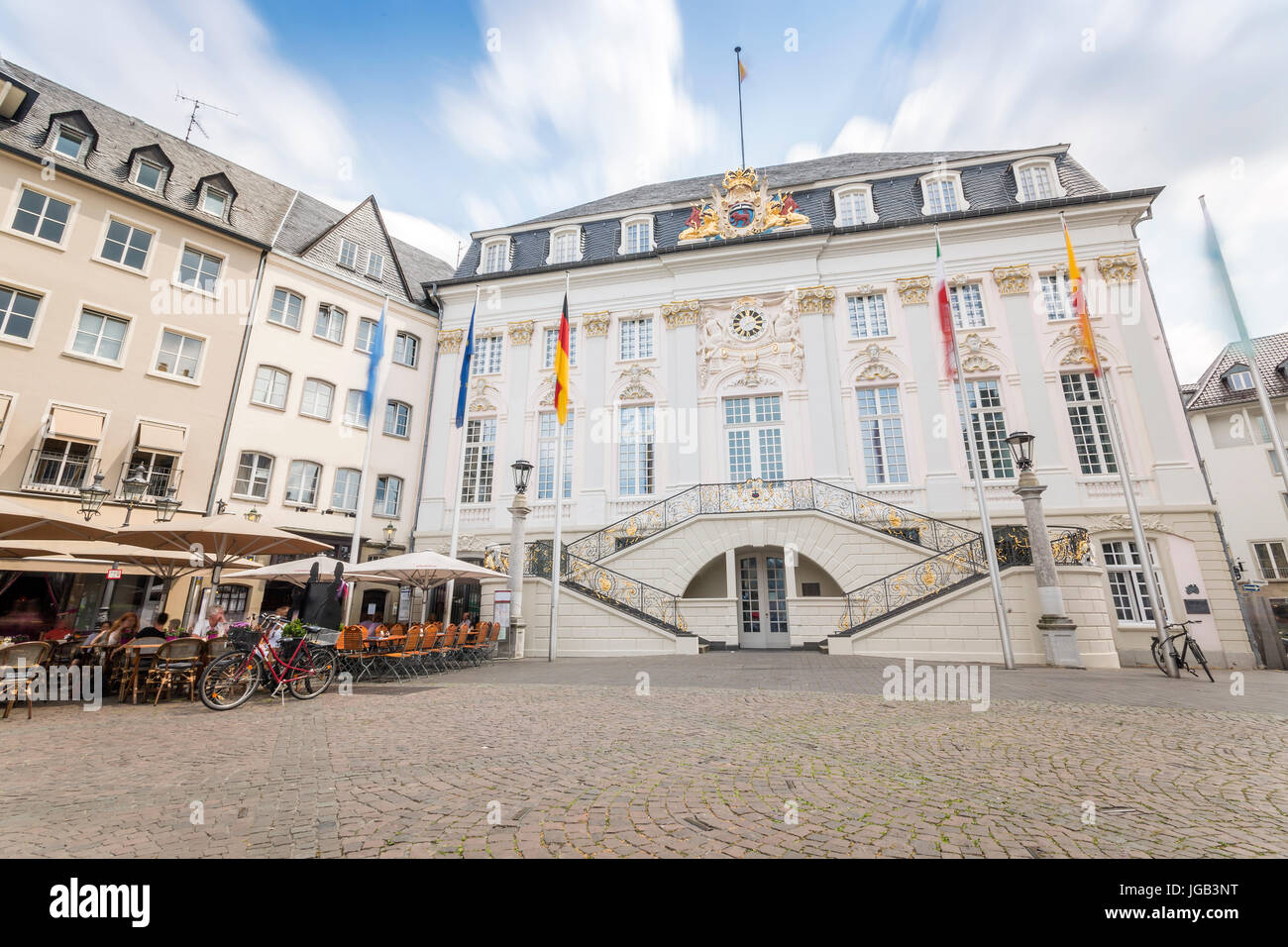 Old city hall of Bonn, western part of Germany, Europe Stock Photo