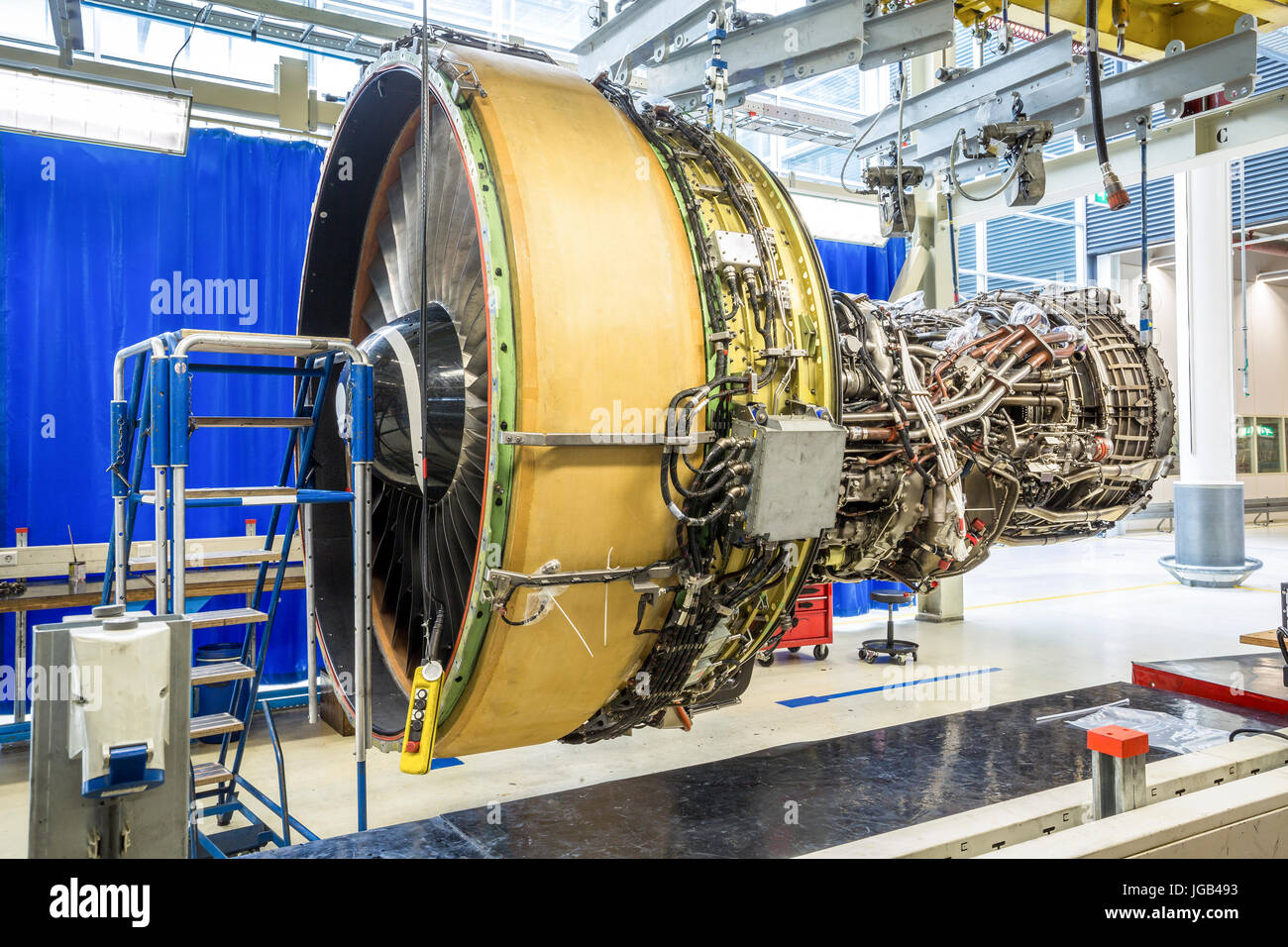 Parts of a jet engine hires stock photography and images Alamy