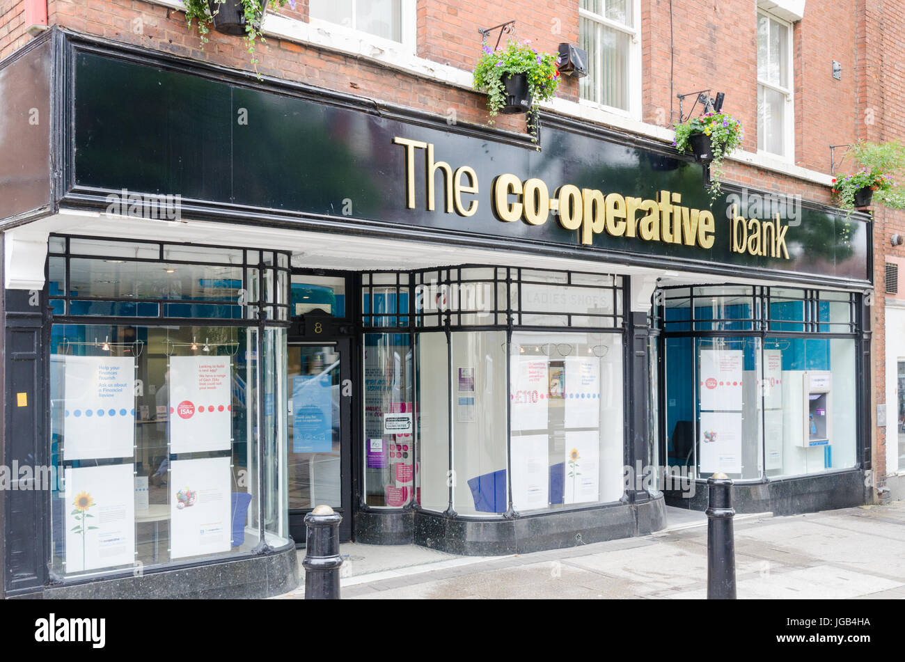 Branch of The Co-operative Bank in Colehill, Tamworth, Staffordshire Stock Photo