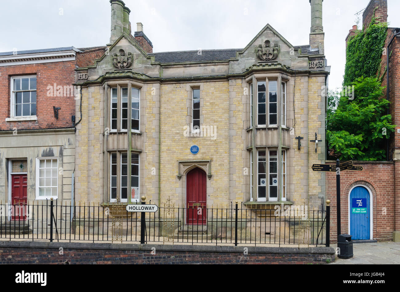 The Old Bank House in Holloway, Tamworth Stock Photo