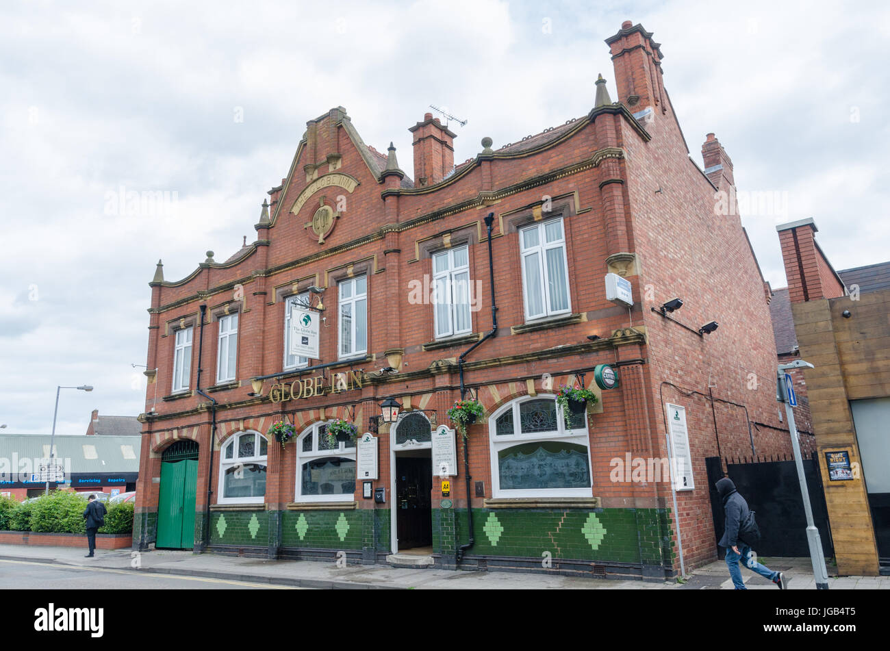 The Globe Inn historic pub in Lower Gungate in Tamworth, Staffordshire