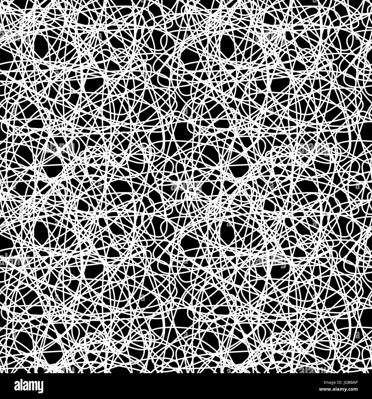 black and white abstract seamless vector pattern background ...