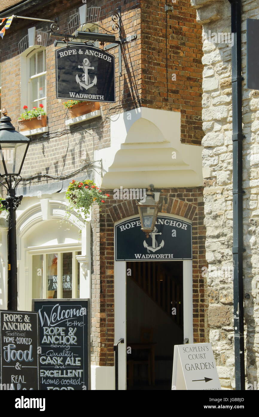 Rope and Anchor pub,Poole,Dorset,UK Stock Photo Alamy