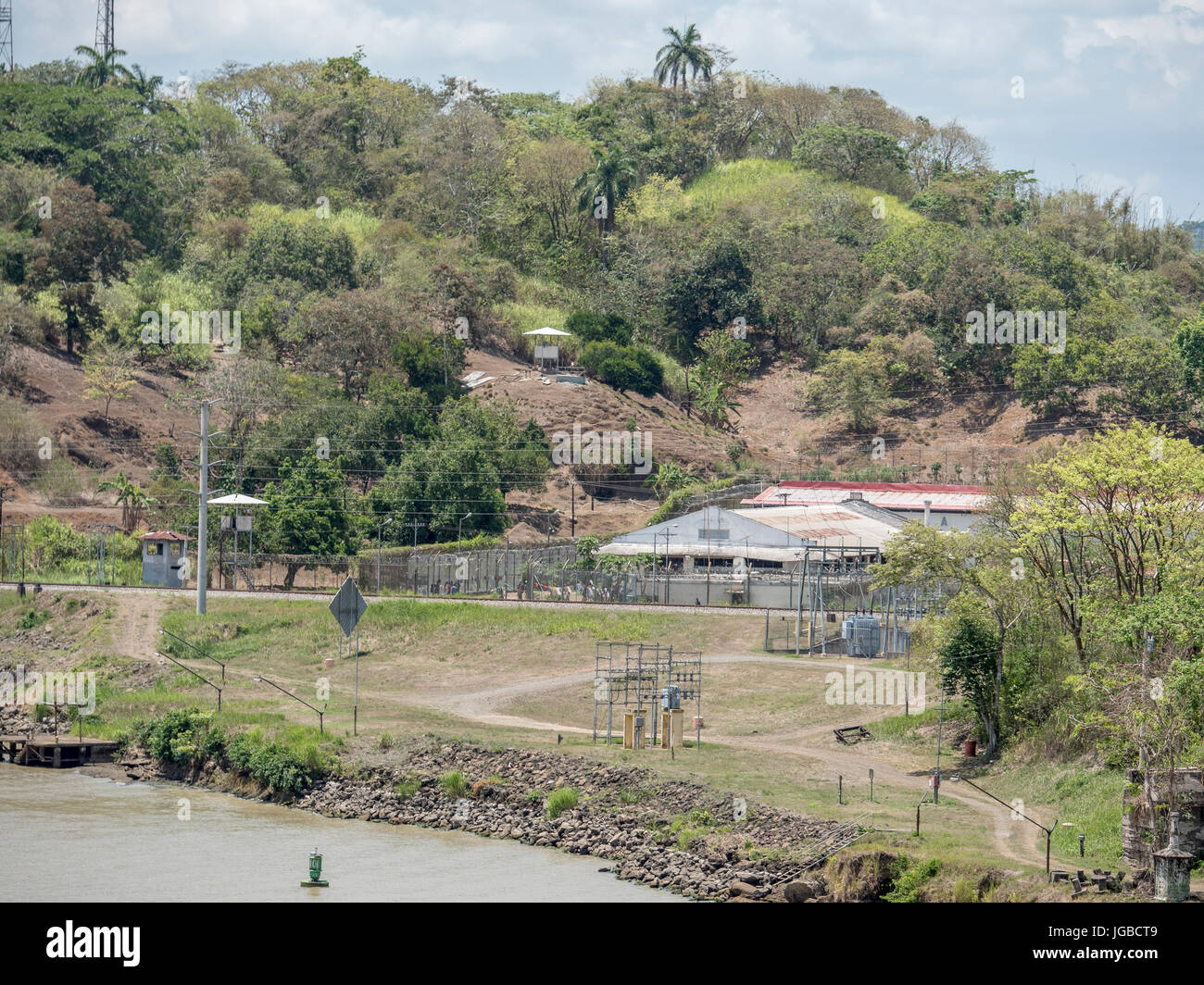 El Renacer Prison in Gamboa On The Banks Of The Panama Canal, The Prison Manuel Noriega Was In When Returned From The United States Stock Photo