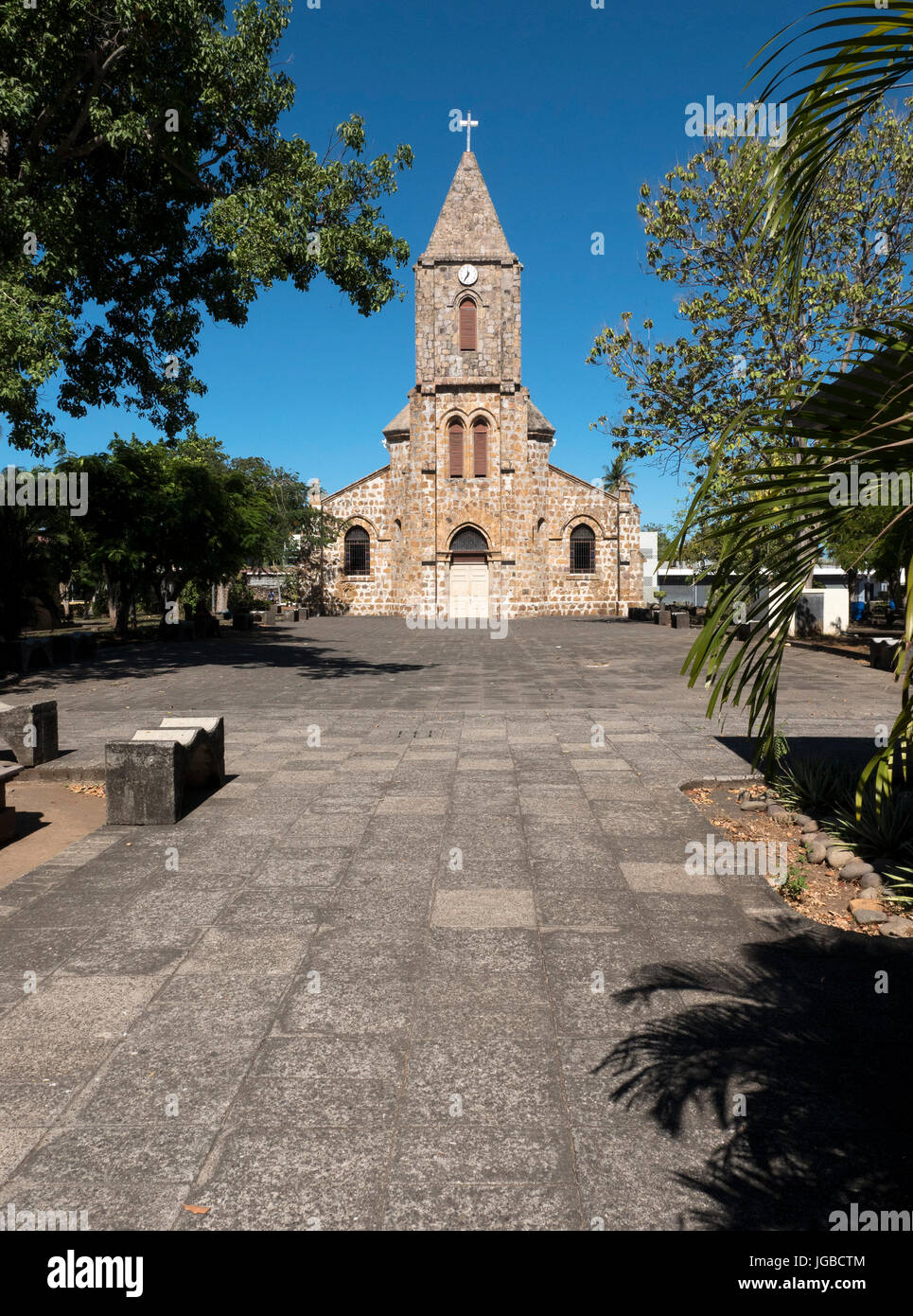 Our Lady of Mount Carmel Cathedral Also Known As Puntarenas Cathedral, Puntarenas Costa Rica Stock Photo