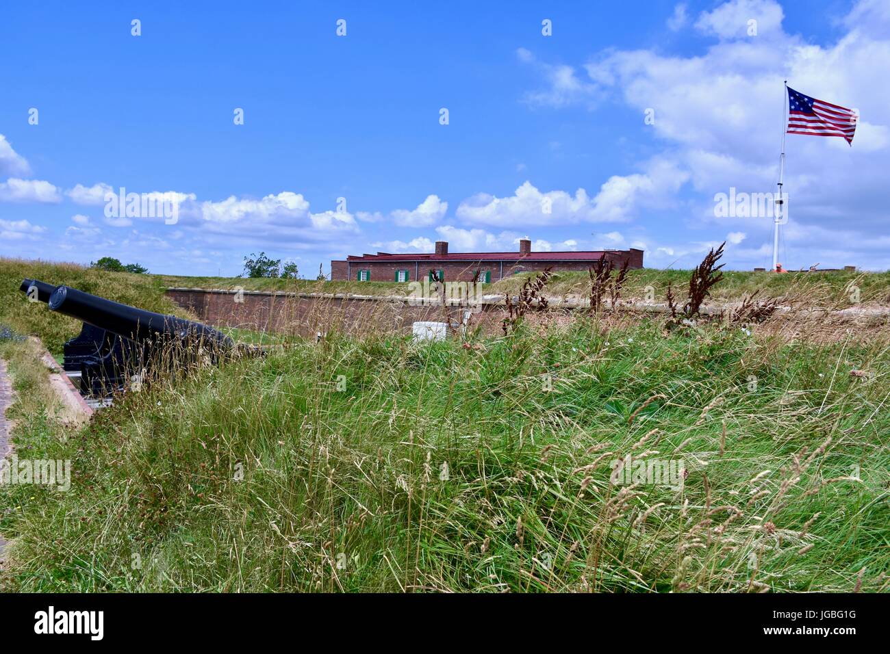 Fort McHenry National Monument and Historic Shrine in Baltimore Stock Photo