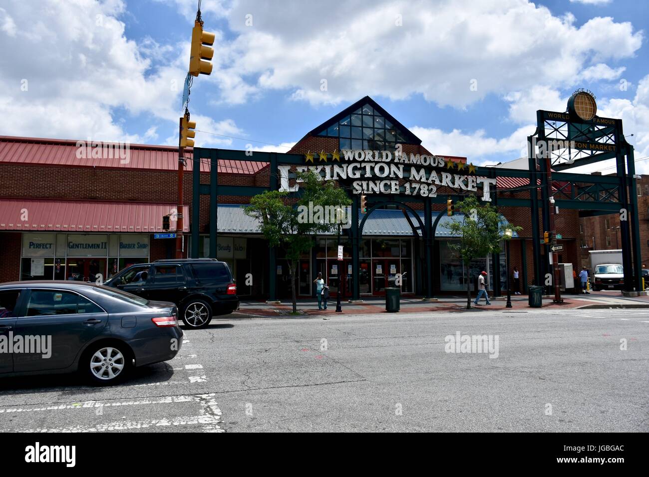 World famous Lexington market in Baltimore Stock Photo Alamy