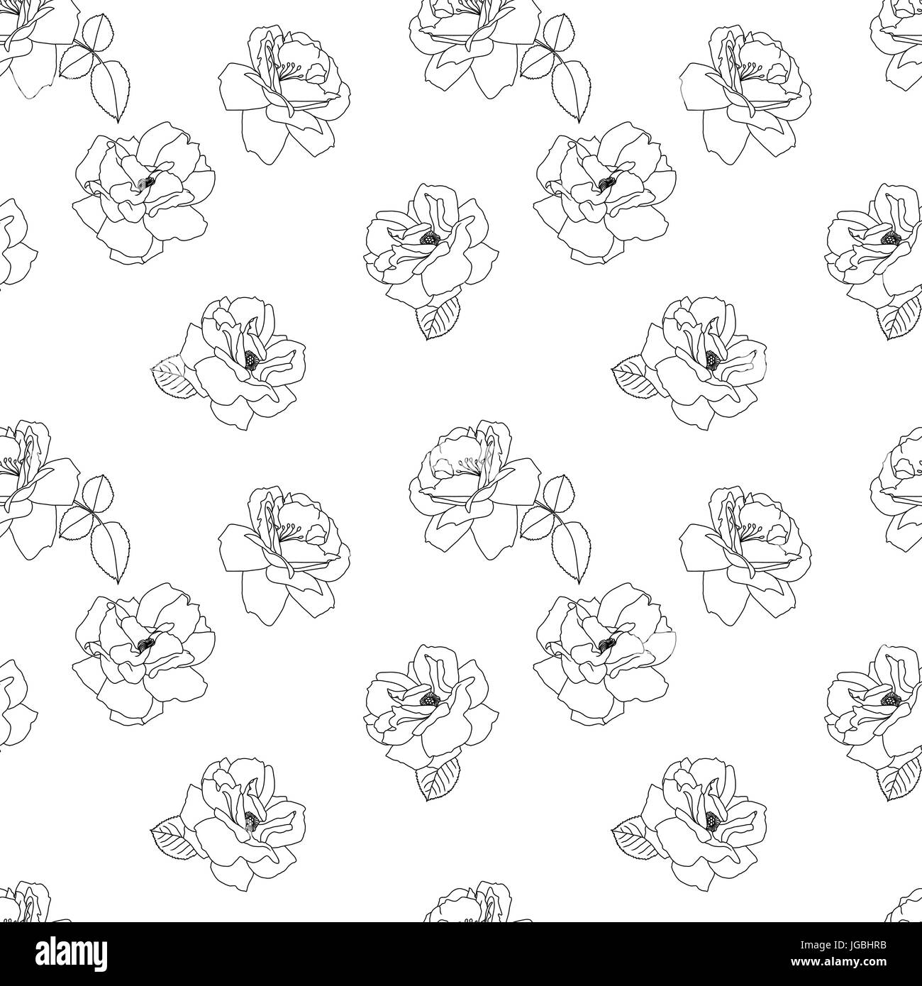 Rose pattern hi-res stock photography and images - Alamy
