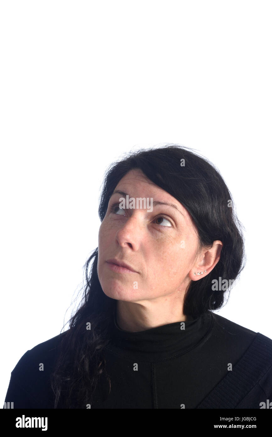 Woman looking man necktie hi-res stock photography and images - Alamy