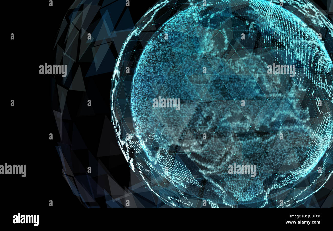 Abstract network data connection Stock Photo - Alamy
