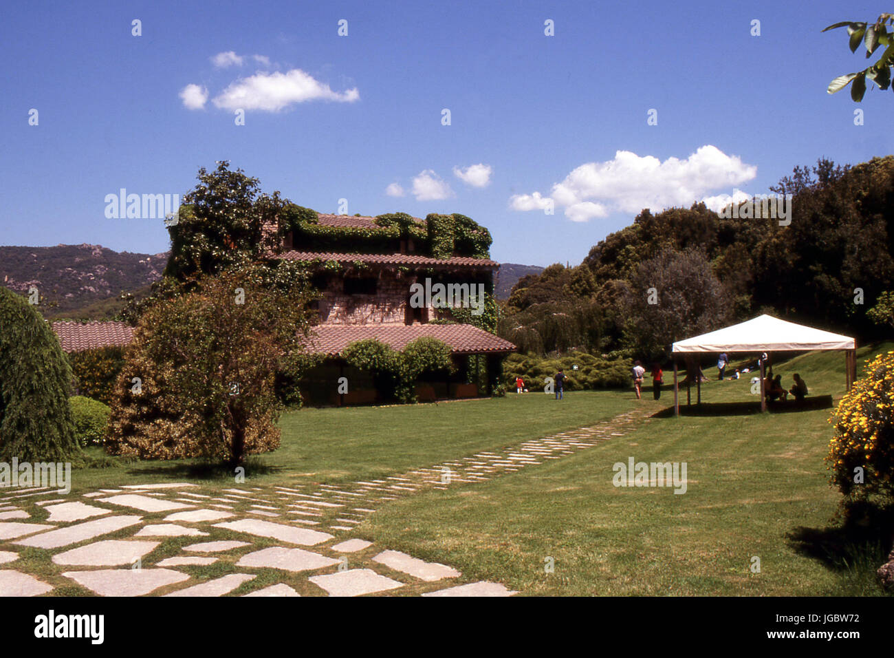 Tempio Pausania, Sardinia. L'Agnata, the country house of italian singer Fabrizio de André (1940-1999) Stock Photo