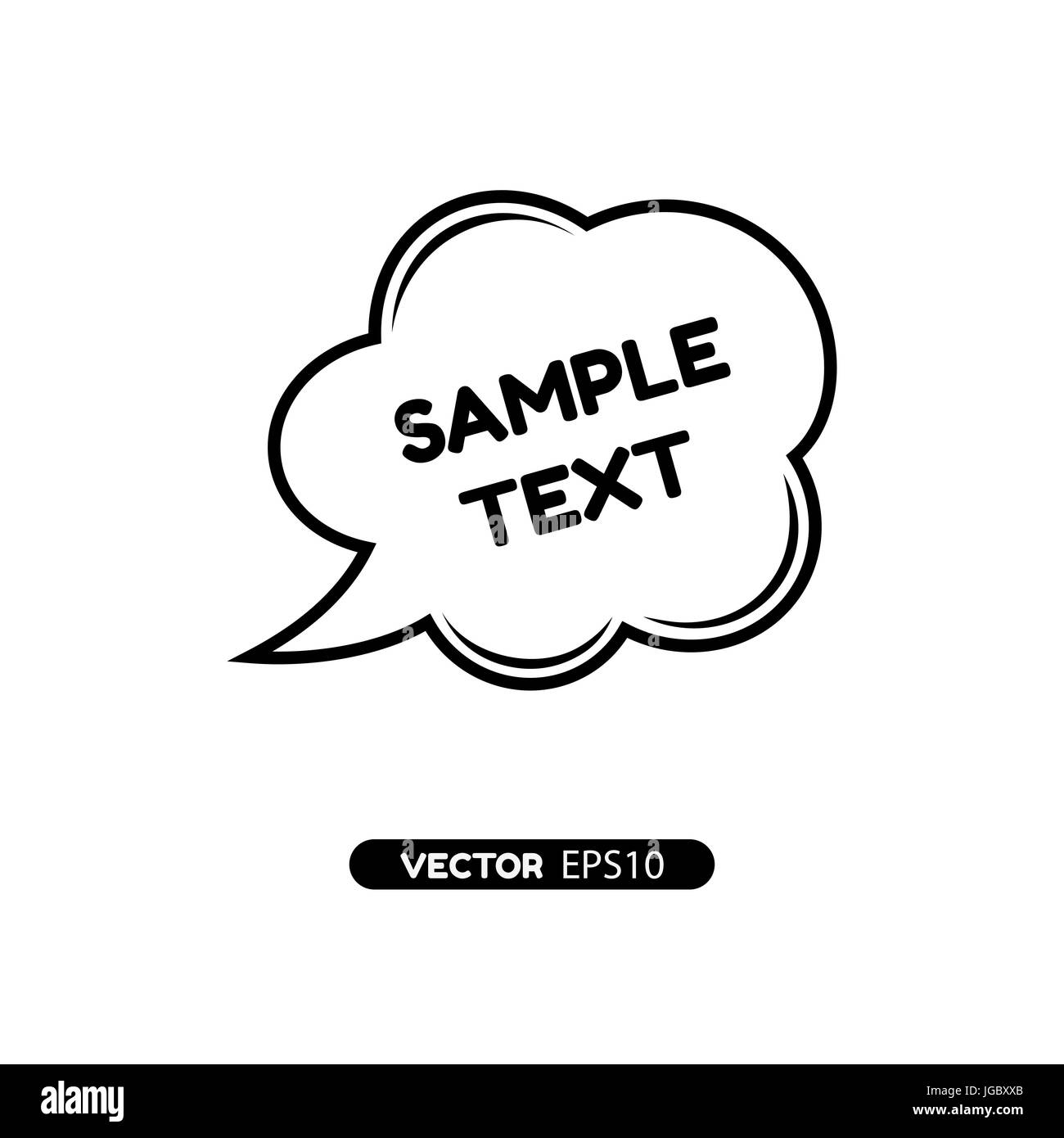 digital vector black quote frames bubble blank template with print