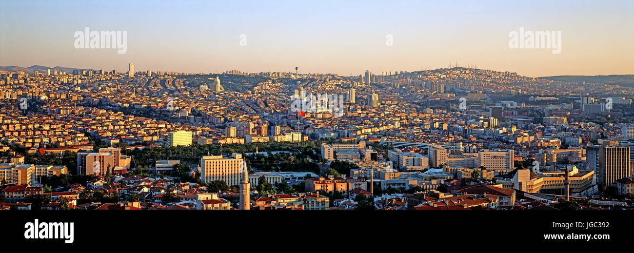 View of Ankara, Turkey Stock Photo
