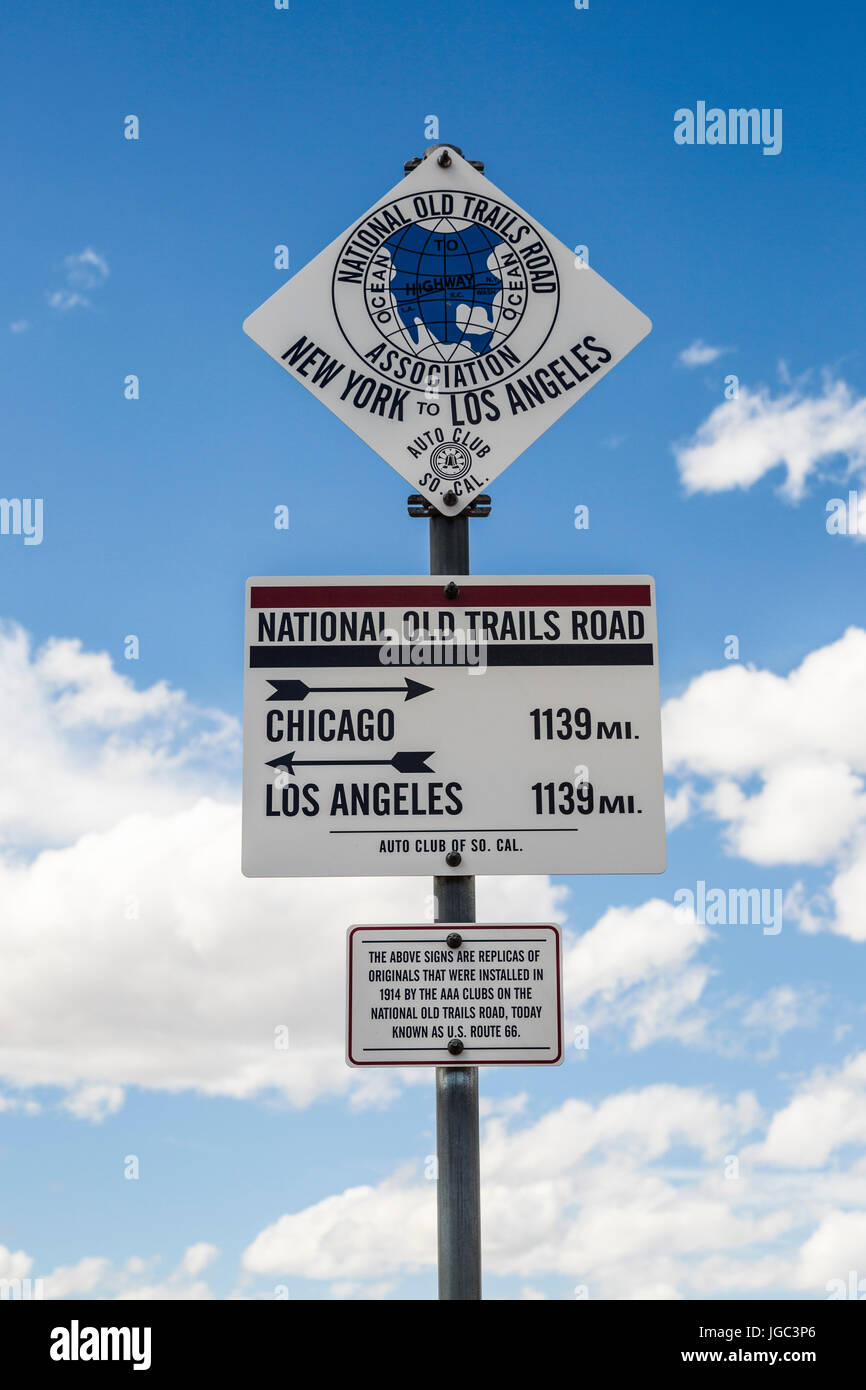 Midpoint, Historic Route 66, Texas, USA Stock Photo