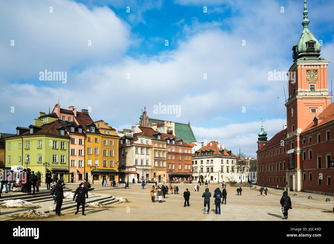 Old Town, Royal Palace, Warsaw, Poland Stock Photo