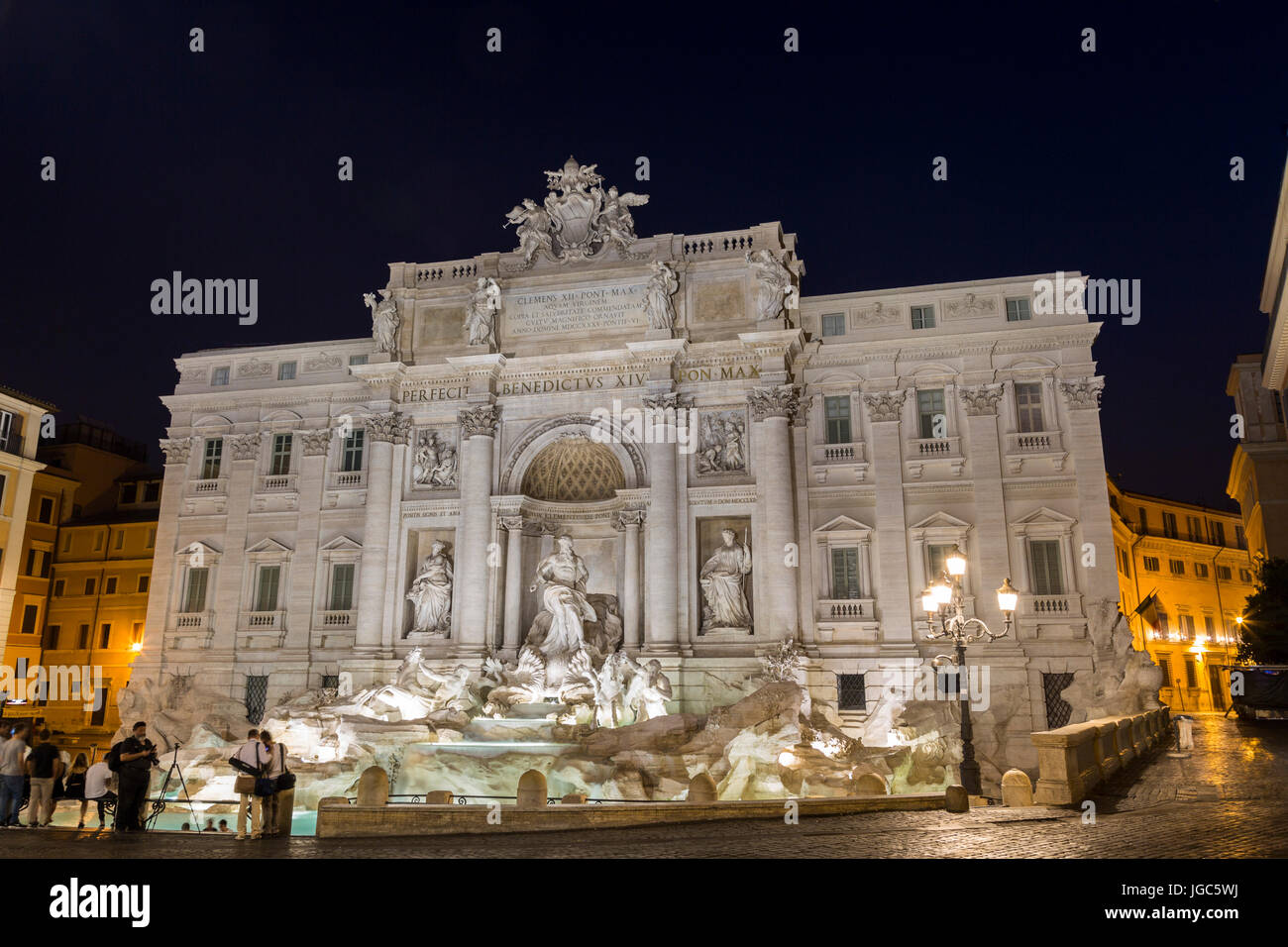 Trevi Fountain, Fontana di Trevi, Rome, Italy Stock Photo