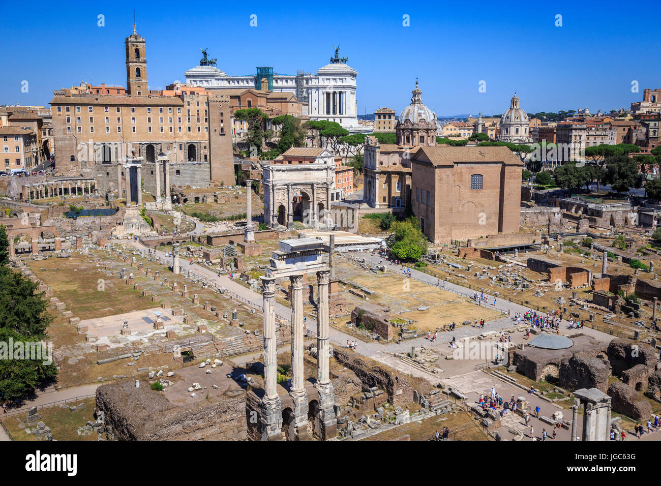Forum romanum rome italy hi-res stock photography and images - Alamy