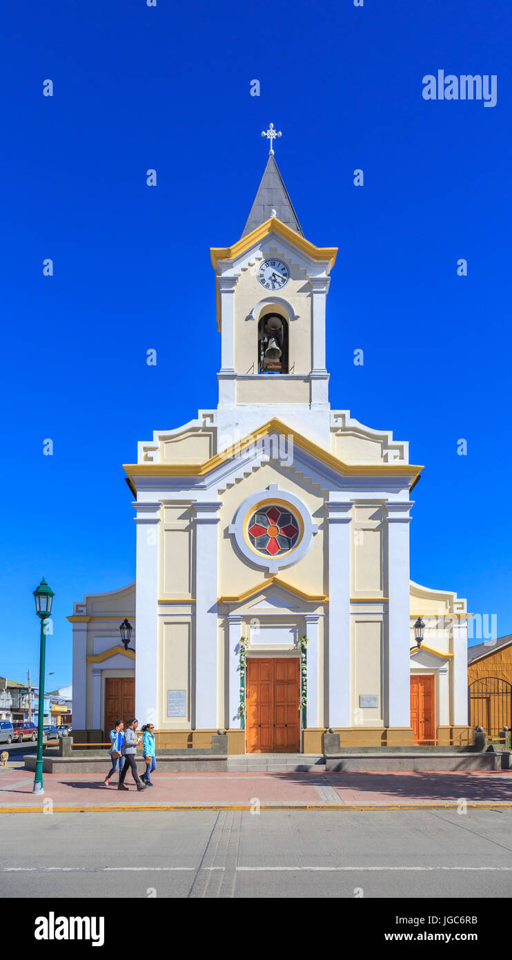 Cathedral of Puerto Natales, Chile, South America Stock Photo