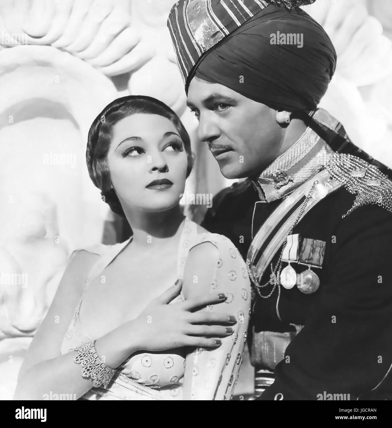 THE LIVES OF A BENGAL LANCER 1935 Paramount Pictures film with Gary Cooper and Kathleen Burke Stock Photo