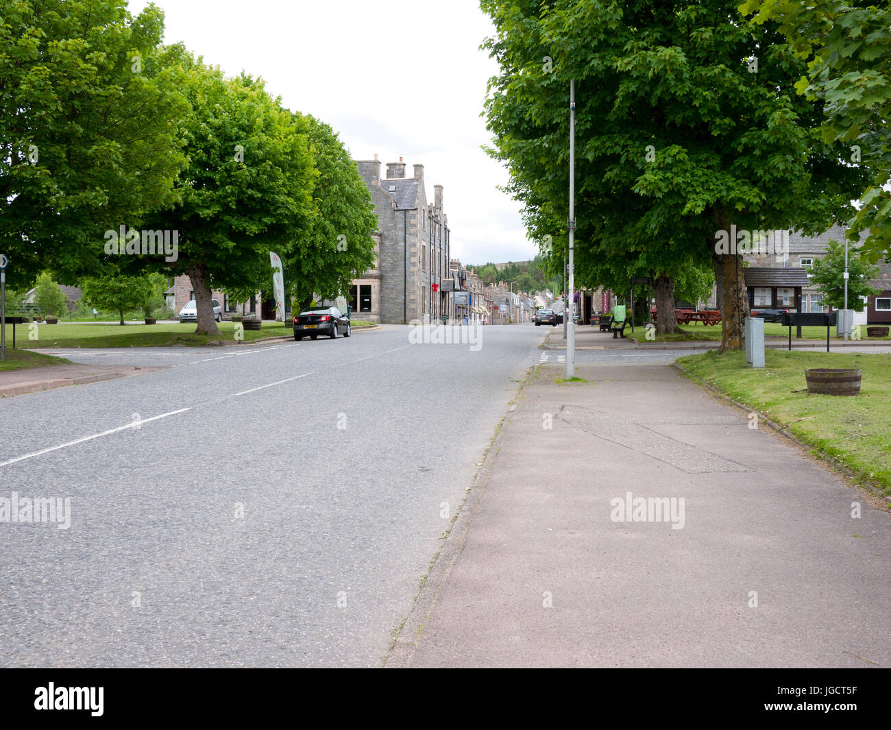 Highest village in the scottish highlands hires stock photography and