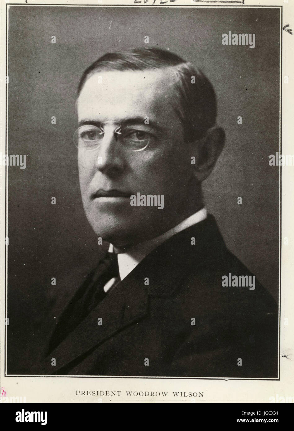 Woodrow Wilson, President of Princeton Stock Photo Alamy