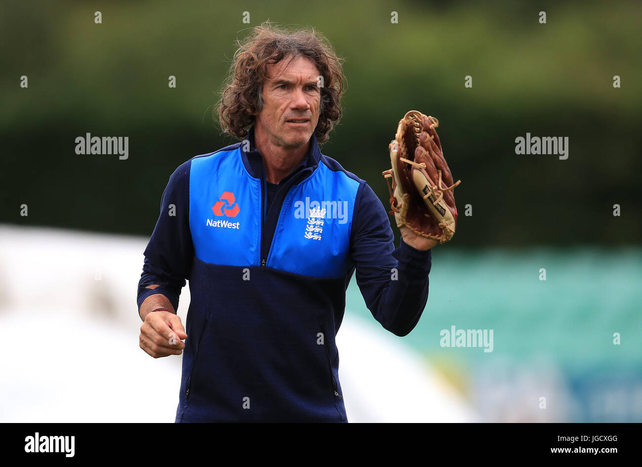 Wicket Keeping Coach Bruce French Stock Photo Alamy