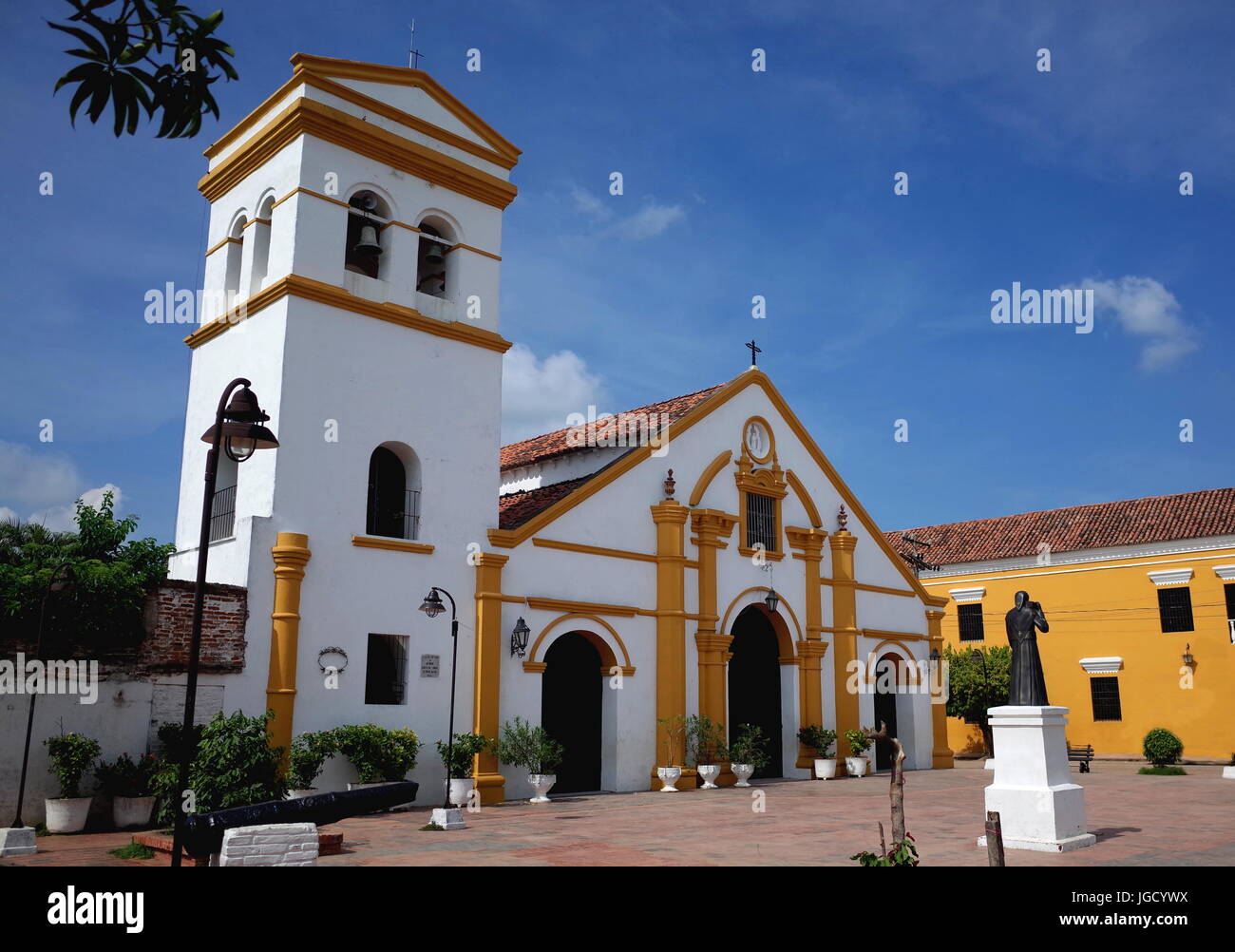 Santo Domingo Church in Mompox, Colombia Stock Photo