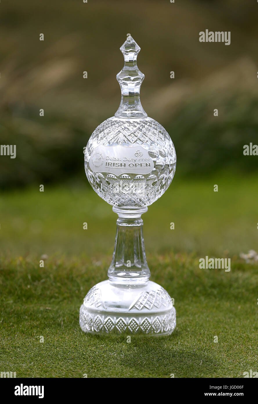 A General View Of The Irish Open Trophy During The Pro Am Day Of The Dubai Duty Free Irish Open At Portstewart Golf Club Stock Photo Alamy