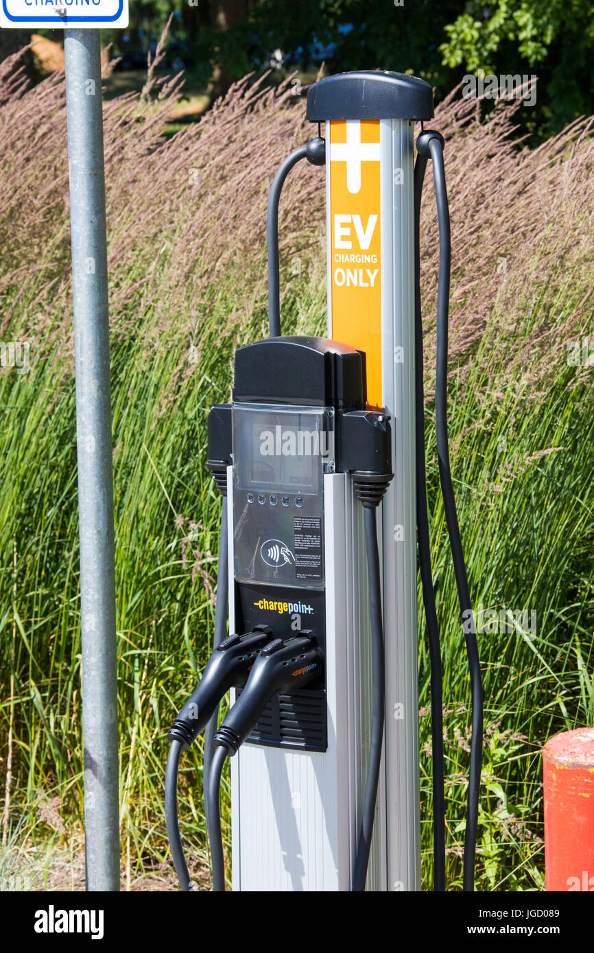 Electric Vehicle, EV Charging Station at Langara College
